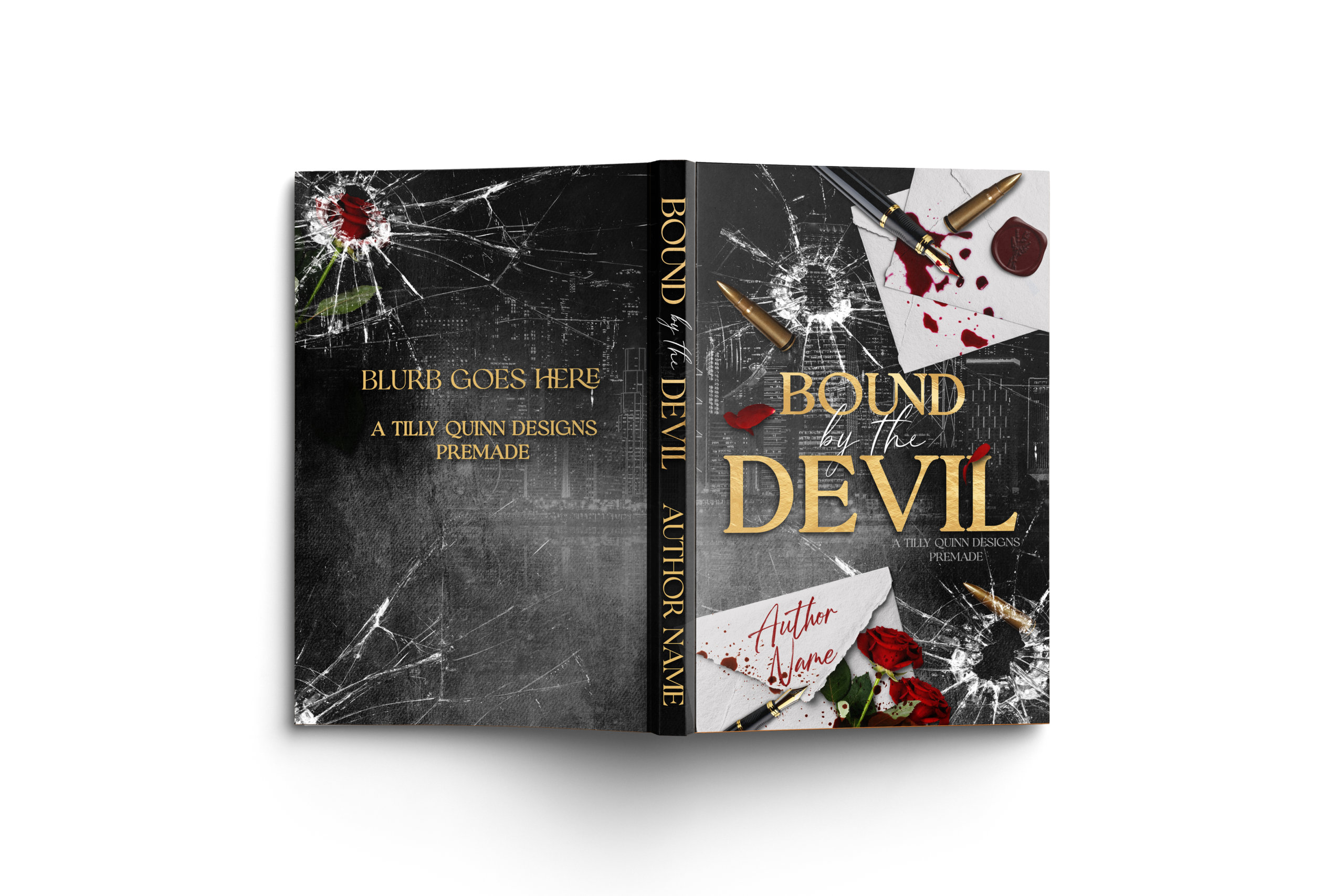 bound by devil Paperback_Book_Mockup_Layflat