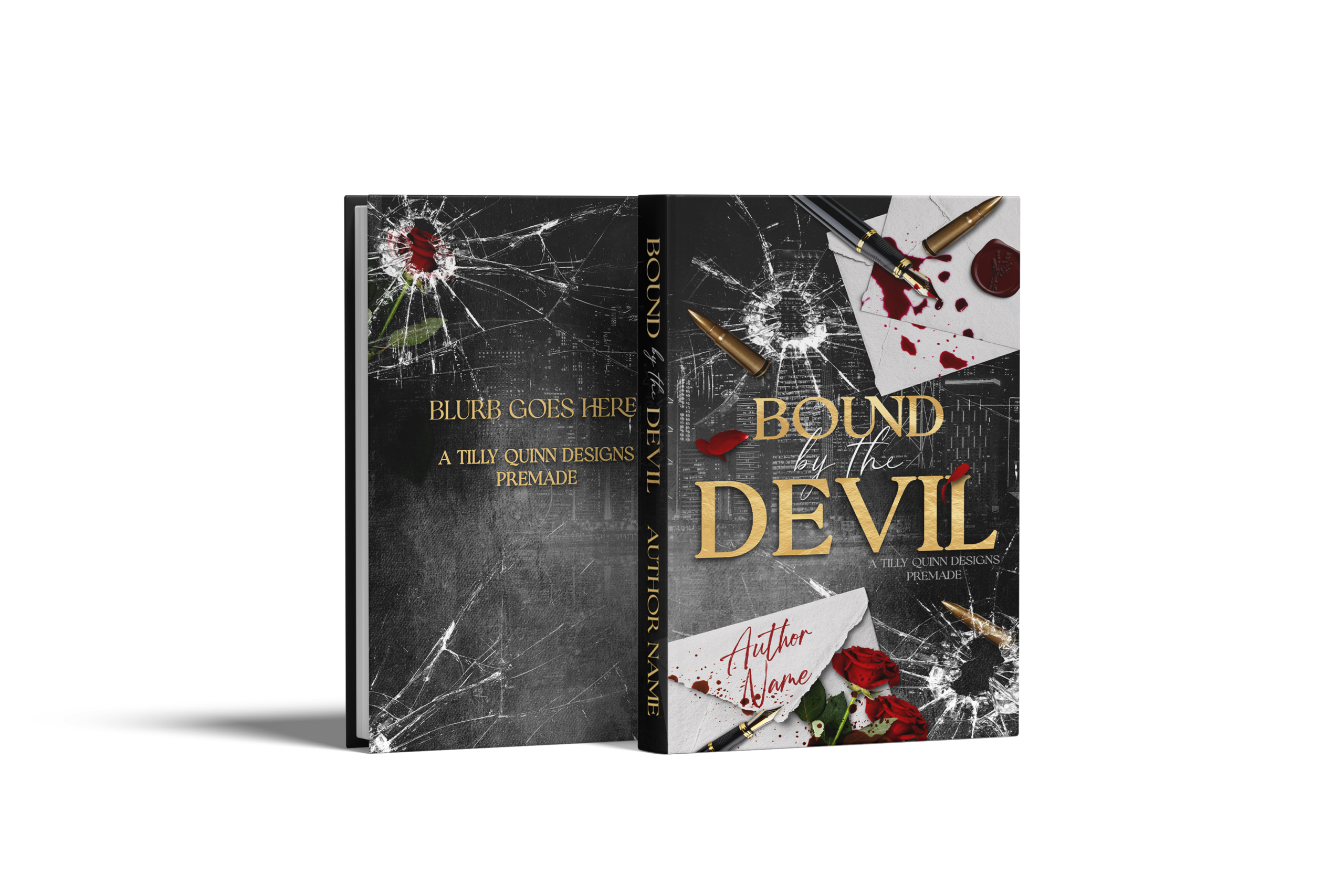 bound by devil front and back standing